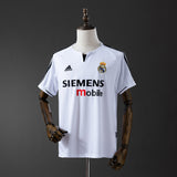 Real Madrid Jersey 2003-04 Home Retro Football Kit