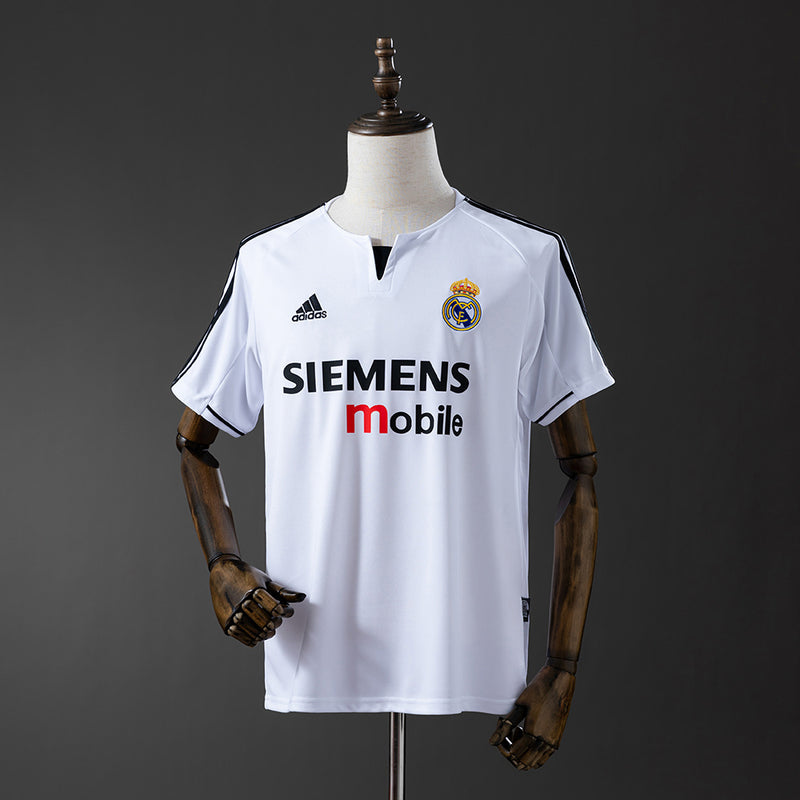 Real Madrid Jersey 2003-04 Home Retro Football Kit