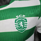 Player Version Sporting CP Jersey 25/26 Home Football Kit Soccer Jersey