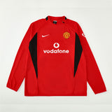 Retro Man United Training Tracksuits 2002-03 Football Kit Soccer Jersey