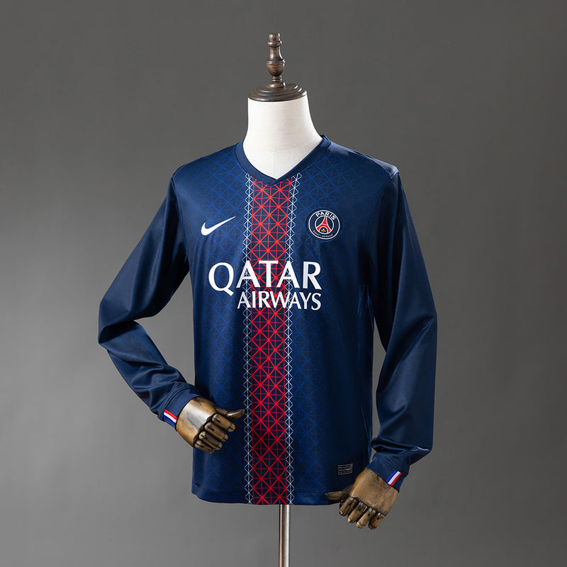 PSG Jersey 25/26 Home Football Kit Long Sleeves