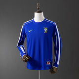 Brazil Jersey 1998 Away Retro Football Kit Long Sleeves
