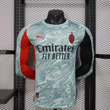Player Version AC Milan Jersey 25/26 Long Sleeves Football Kit Soccer Jersey