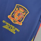 Spain Jersey Away kit 2010 Retro Long Sleeves Football Team Soccer - PalmSportss