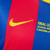 Barcelona Jersey 2010-11 Home Retro Kit Long Sleeves