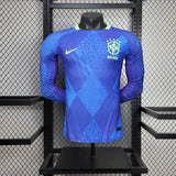 Player Version Brazil Jersey 25/26 Away Long Sleeves Football Kit Soccer Jersey
