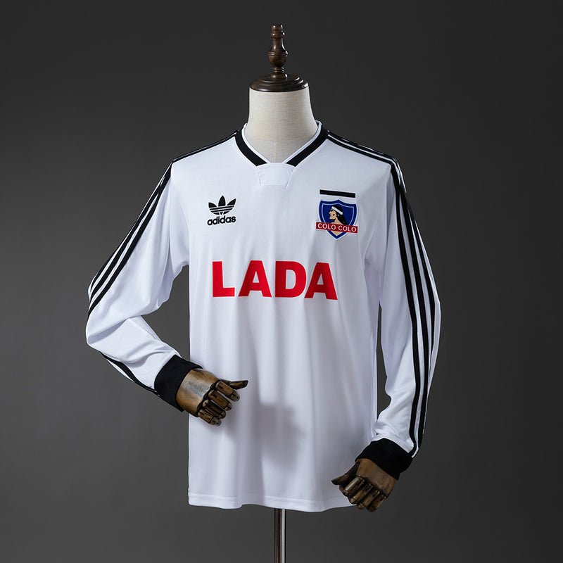 Colo Colo Jersey 1991 Home Retro Football Kit Long Sleeves