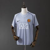 Man United Jersey 2007/08 Grey Goalkeepe Retro Kit