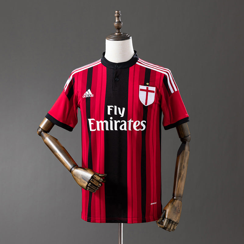 AC Milan Jersey 2014-15 Home Retro Football Kit