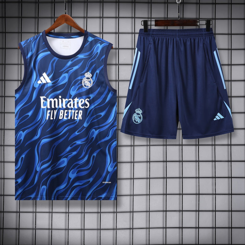 Real Madrid Vest Set Training Tracksuits 25/26 Football Kit Soccer Jersey