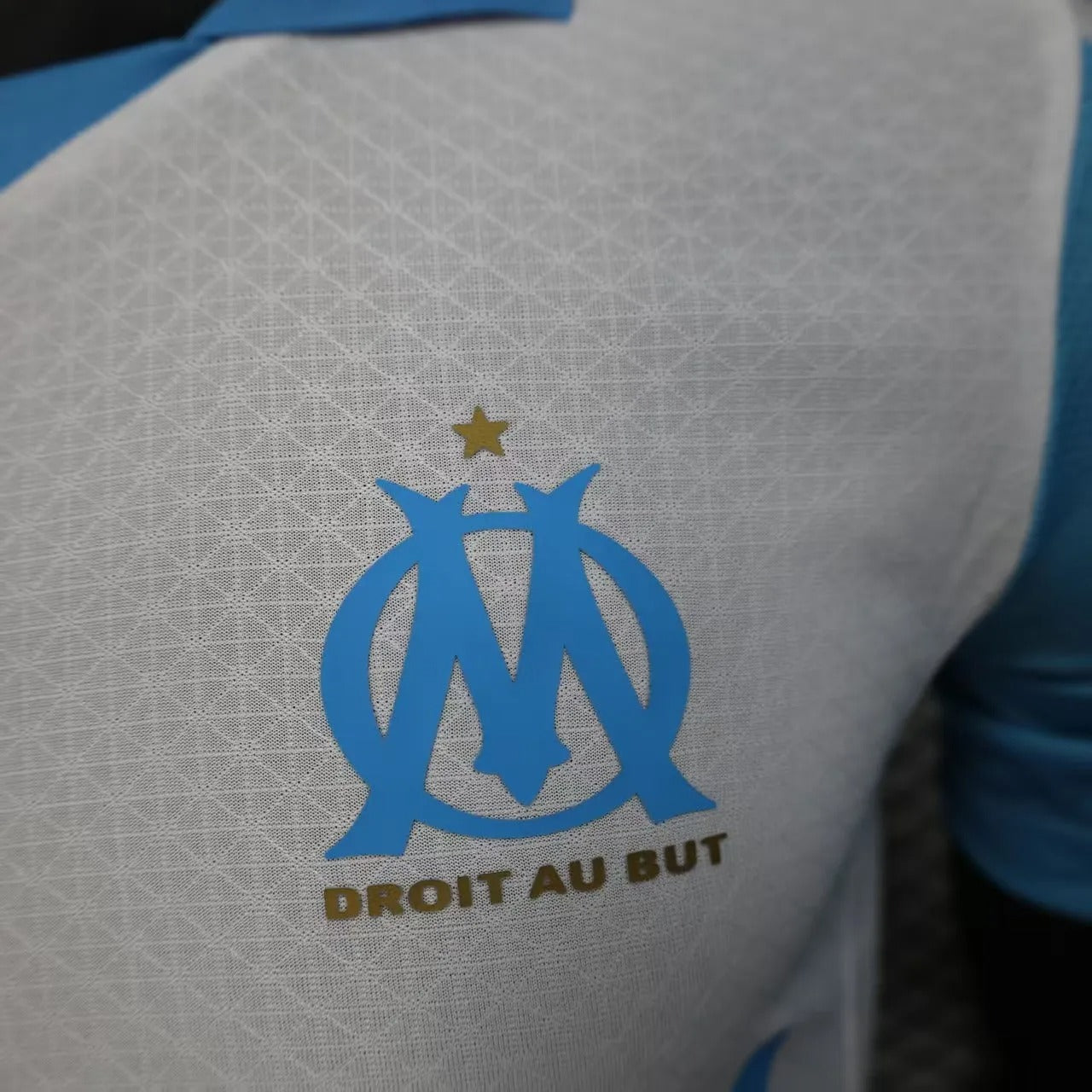 Player Version Marseille Jersey 25/26 Home Football Kit Soccer Jersey