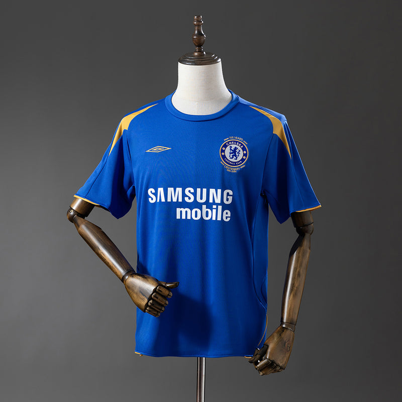Chelsea Jersey 2005-06 Home Retro Football Kit
