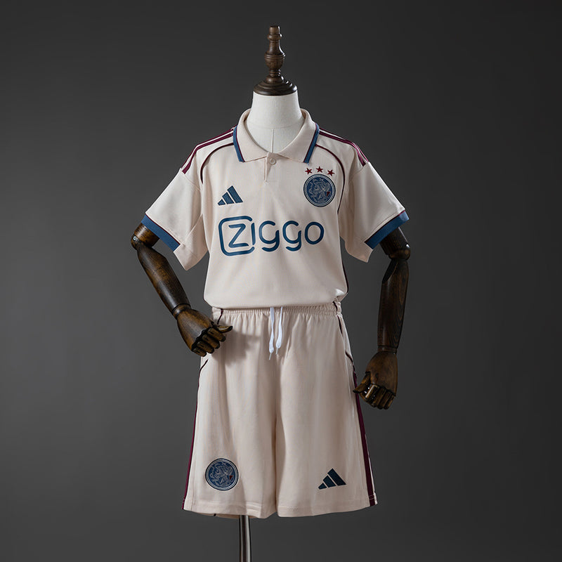 Kids Ajax Third Jersey 2025/26 Football Kit Soccer Shirt