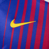 Barcelona Jersey 2017-18 Home Retro Football Kit Long Sleeves