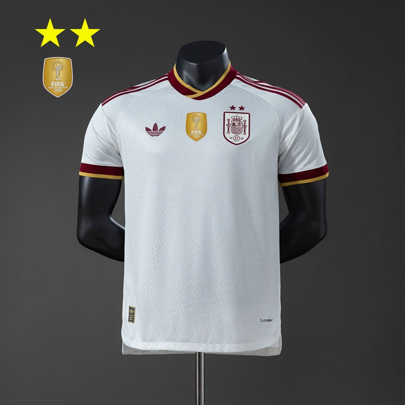 2-Star Player Version Spain Away Jersey 2026 World Cup Champion Football Kit Soccer Shirt