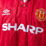 Man United Jersey 1992-94 Home Retro Football Kit