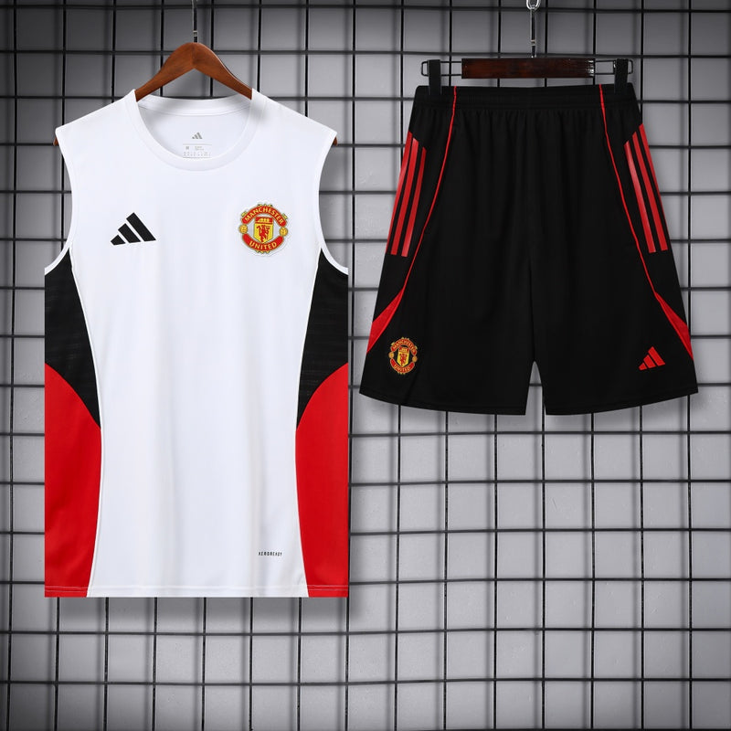 Manchester United Vest Set Training Tracksuits 25/26 Football Kit Soccer Jersey