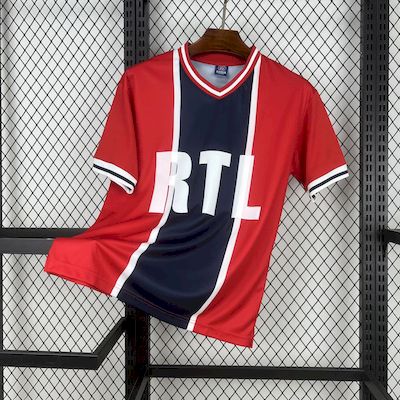 Retro Paris Saint-Germain Jersey 1975 PSG Away Football Kit Soccer Jersey