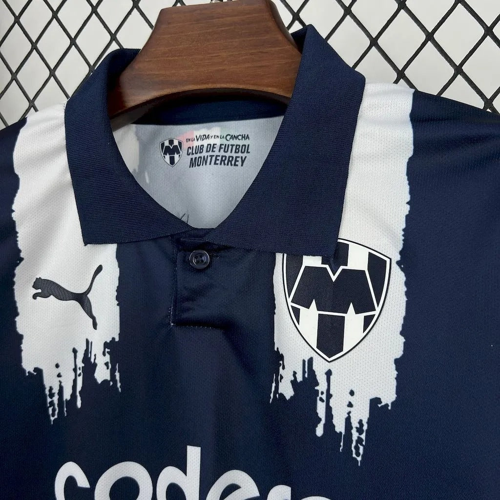 Kids Monterrey Jersey 25/26 Home Football Kit Soccer Jersey
