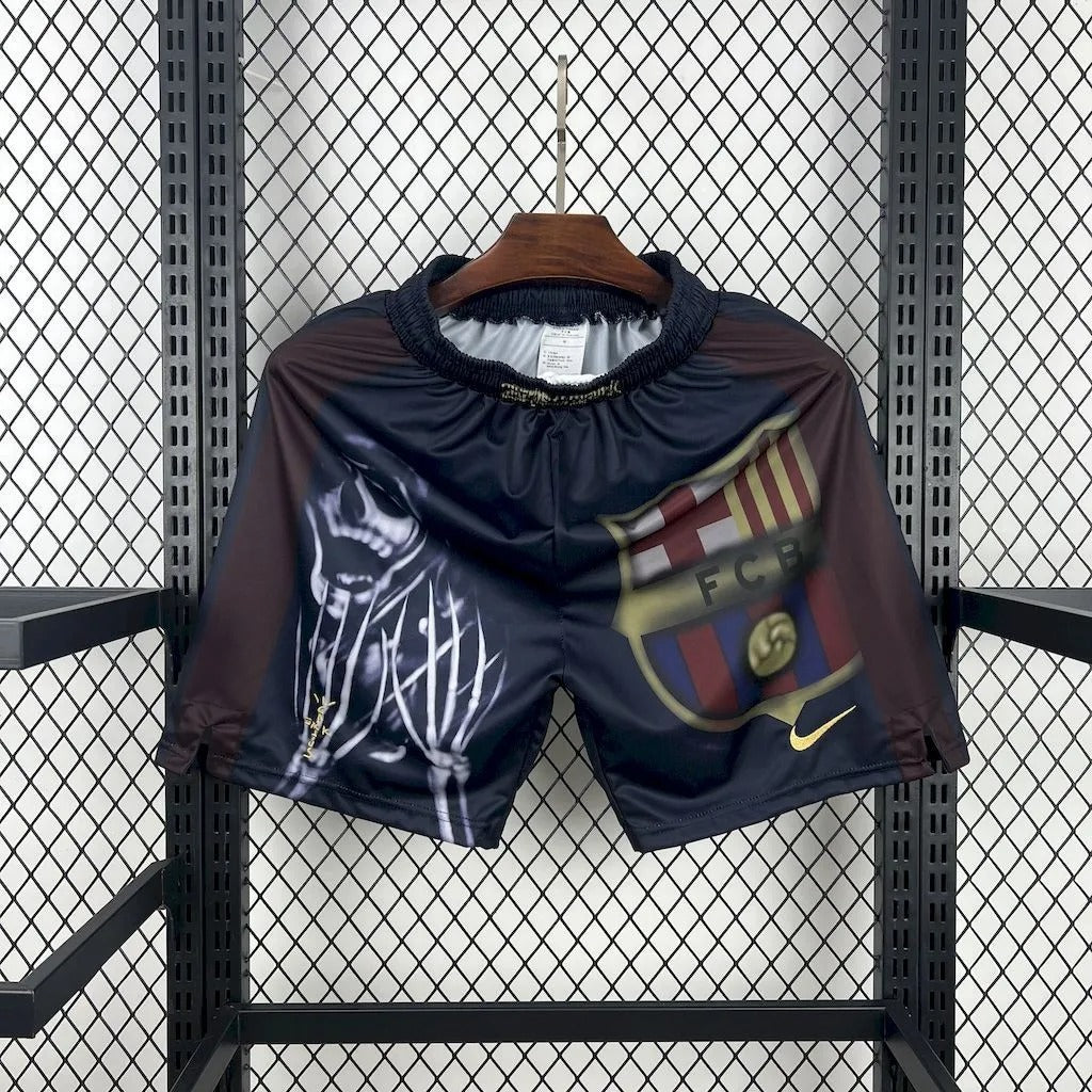 Barcelona Shorts 25/26 Travis Scott Football Kit Soccer Shorts