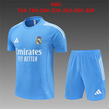 Kids Real Madrid Training Tracksuits 25/26 Football Kit Soccer Jersey