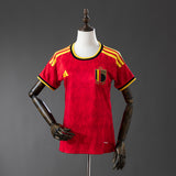 Women Belgium Home Jersey 2026 World Cup Football Kit Soccer Shirt