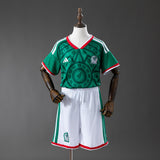 Kids Mexico Home Jersey 2026 World Cup Football Kit Soccer Shirt PalmSportss