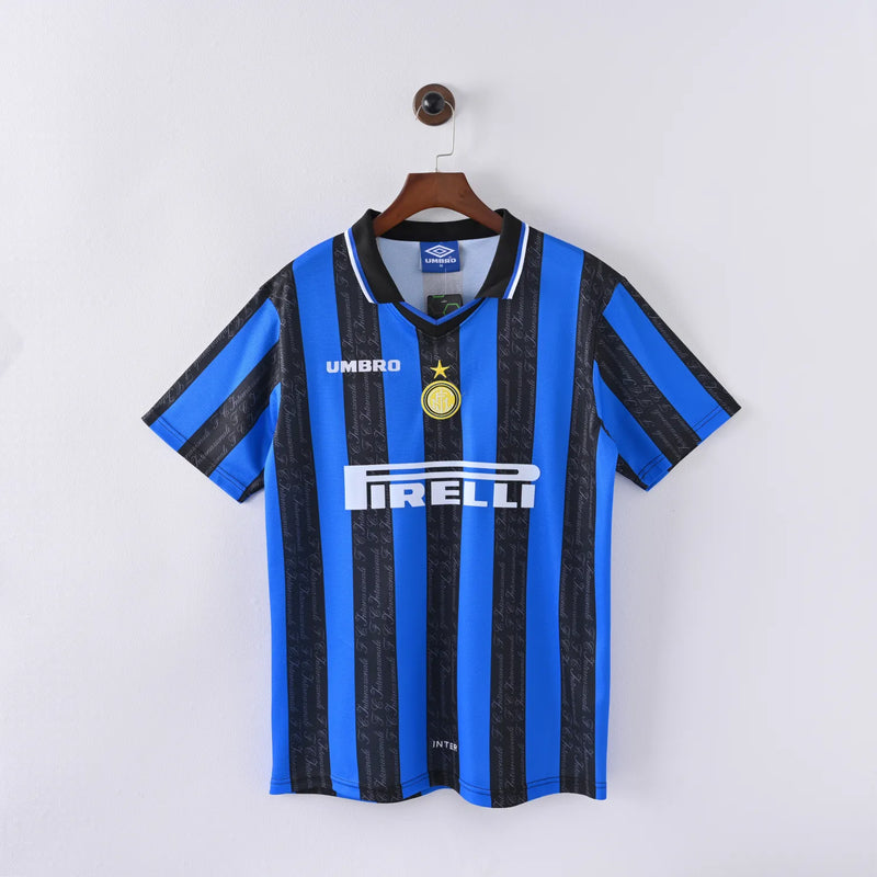 Inter Milan Retro Jersey 1997/98 Home Football Jersey Soccer Shirt
