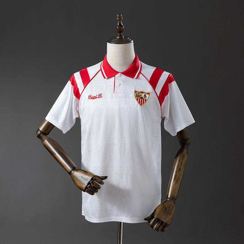 Sevilla Jersey 1992-93 Home Retro Football Kit