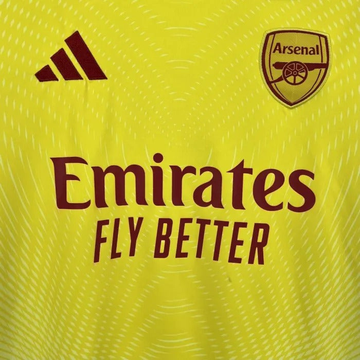 Arsenal Goalkeeper Jersey 25/26 Yellow Football Kit Soccer Jersey