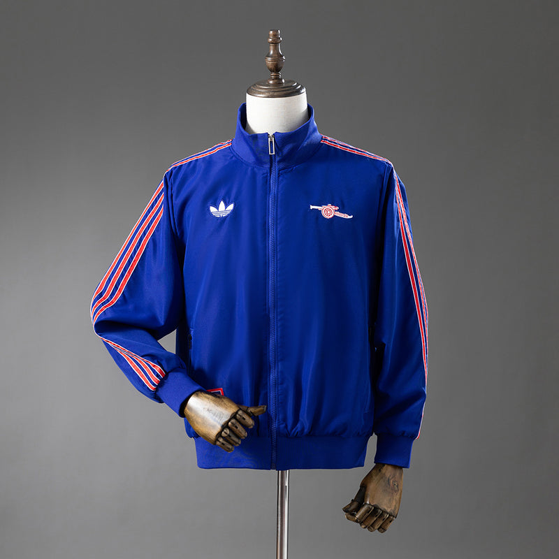 Arsenal Windbreaker 2025-26 Royal Blue Football Soccer Jacket