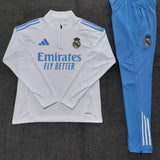 Kids Real Madrid Training Tracksuits 25/26 Football Kit Soccer Jersey