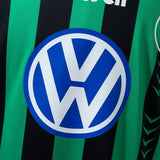 Wolfsburg Away Jersey 1995-1996 Retro Long Sleeves Football Kit Soccer Shirt PalmSportss