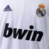 Real Madrid Jersey 2012-13 Home Retro Football Kit Long Sleeves