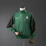 Chelsea Windbreaker 2025/26 Army Green Football Kit - PalmSportss
