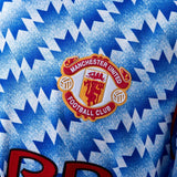 Man United Jersey 1990-92 Away Retro Kit Long Sleeve