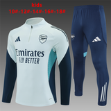 Kids Arsenal Training Tracksuits 25/26 Football Kit Soccer Jersey