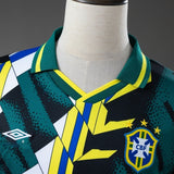 Brazil Goalkeeper Jersey 1996 Retro Long Sleeves Football Kit Soccer Shirt PalmSportss