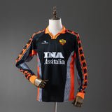 Rome Third Jersey 1998-99 Retro Football Kit Long Sleeves