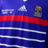 France Jersey 1998 Home Retro Football Kit Long Sleeves