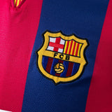 Barcelona Jersey 2014-15 Home Retro Kit Long Sleeves