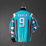 Barcelona Windbreaker 2025/26 Retro #9 Football Soccer Jacket