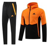 Hoodie Jacket Set 2025/26 Black Orange
