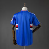 Sampdoria Home Jersey 2000-2001 Retro Football Kit Soccer Shirt