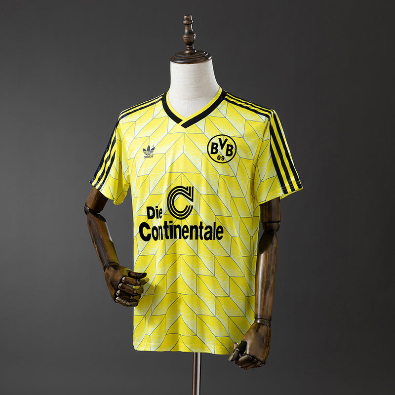 Dortmund Jersey 1988-89 Home Retro Football Kit