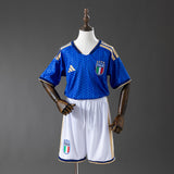 Kids Italy Jersey 2026 World Cup Home Football Kit
