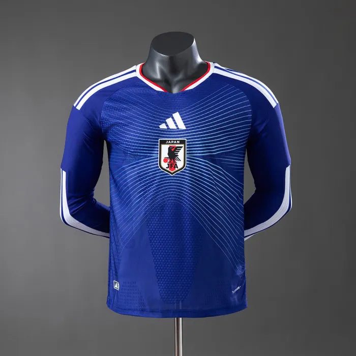 Player Version Japan Home Jersey 2026 World Cup Football Kit Long Sleeves