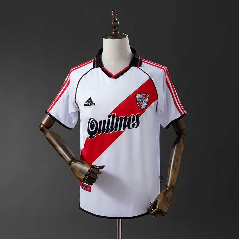 River Plate Jersey 2000-01 Home Retro Football Kit
