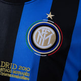 Inter Milan Jersey 2009-10 Home Retro Football Kit Long Sleeves