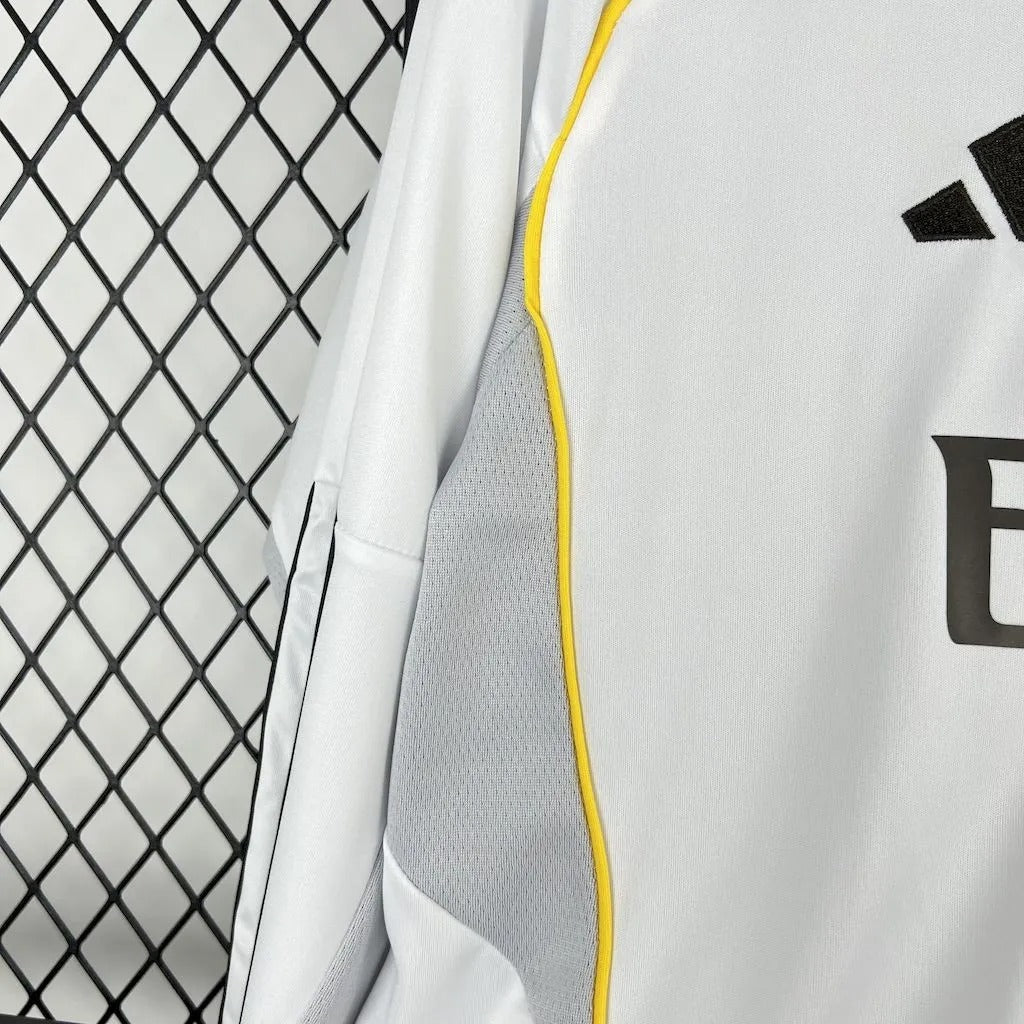Real Madrid Home Jersey 25/26 Long Sleeves Football Kit Soccer Jersey